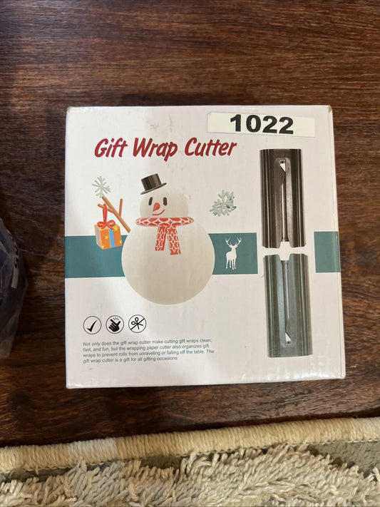 Gift Wrap Cutter, Wrapping Paper Cutter, Portable Xmas Christmas Cutter, 2 Pc