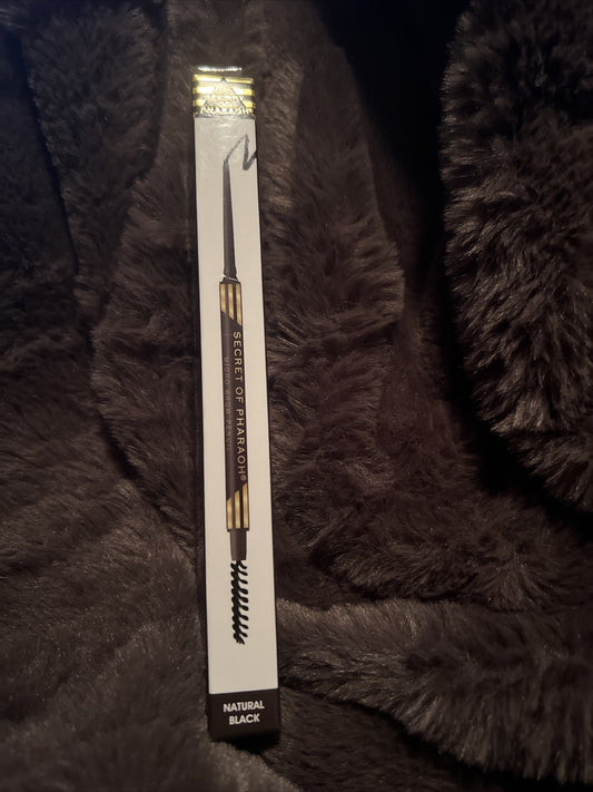 Secret Of Pharaoh - Micro Brow Pencil - "NATURAL BLACK" - New In Box