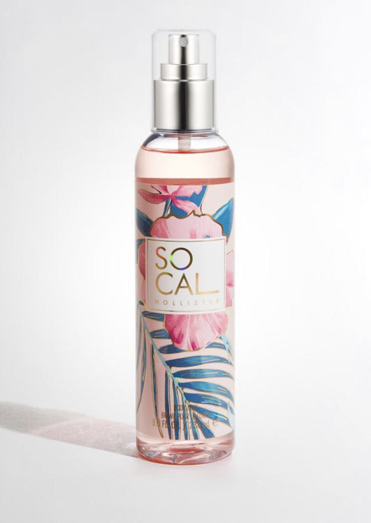 HOLLISTER SOCAL BODY MIST FOR WOMEN 8.0 Oz / mL  New