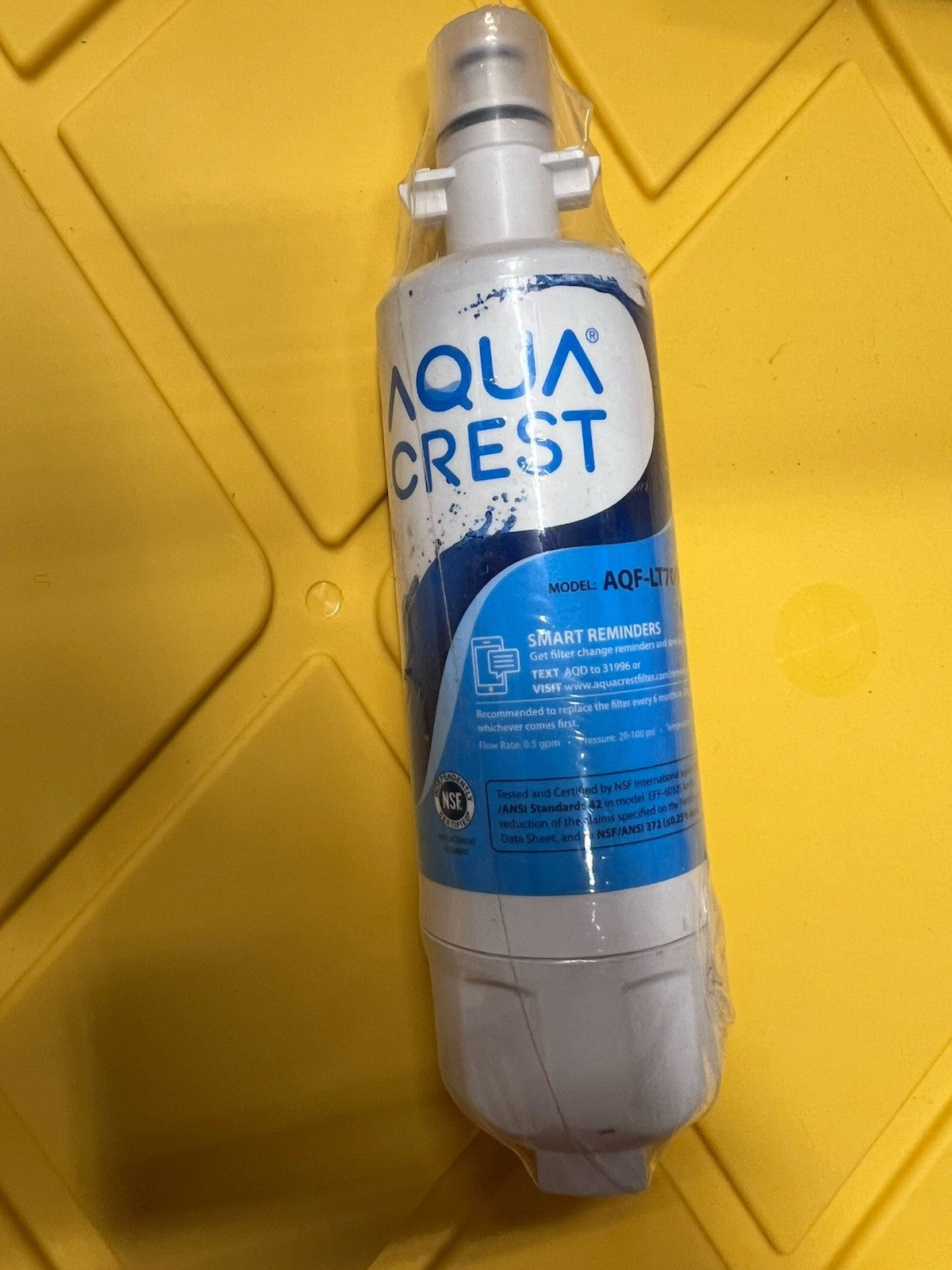 1 Aqua Crest Refrigerator Water Filter, AQF-LT700P , NEW