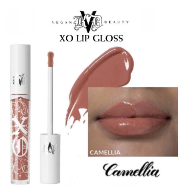 KVD Kat Von D XO High Shine Lip Gloss CAMELLIA 10 Brand New In Box Authentic!