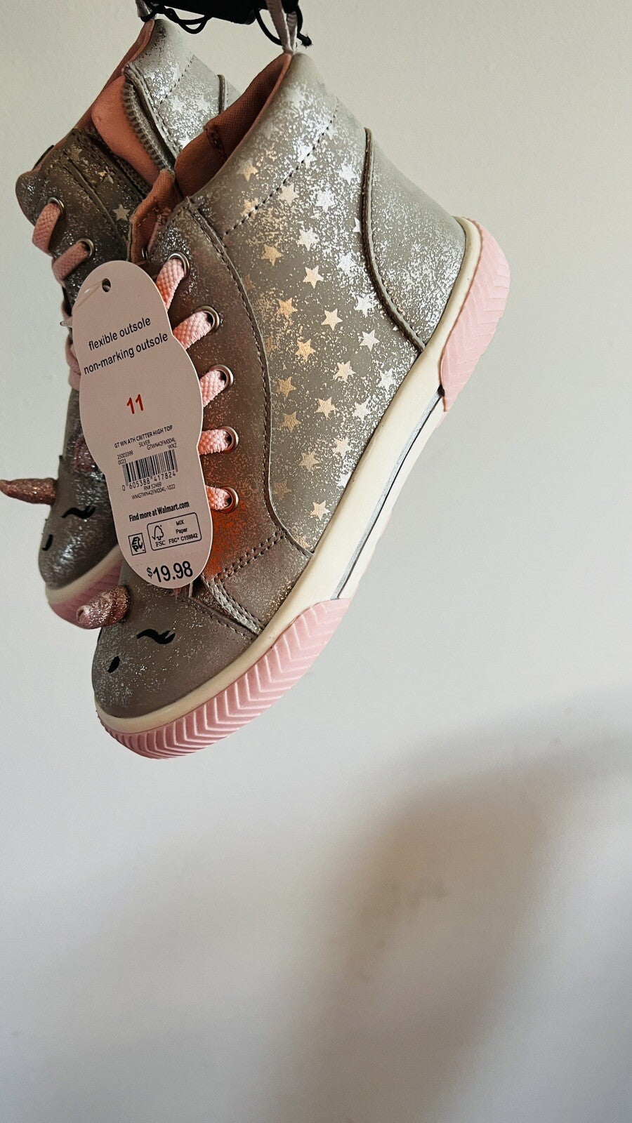 Toddler Girl Unicorn Shoes Size 11  & Busy Board Unicorn Backpack Set New