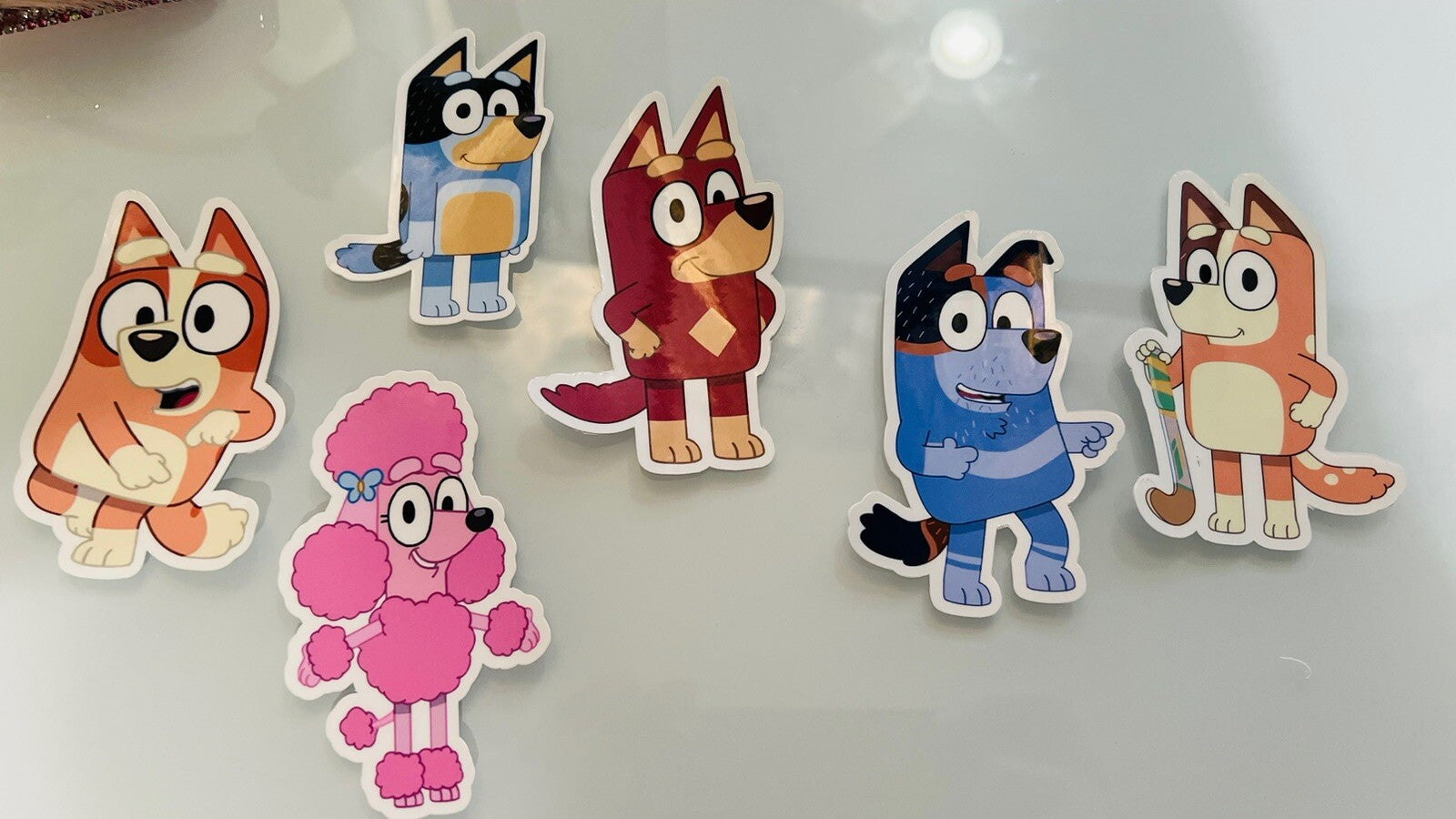 Bluey Stickers Die Cut ( Cricut Made) 3"x 2" New ( Select your Design)
