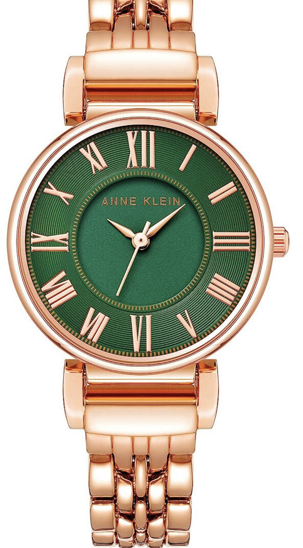 Anne Klein Women's AK/2158GNRG Rose Gold-Tone Bracelet Watch NEW in BoX