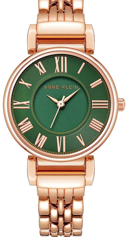 Anne Klein Women's AK/2158GNRG Rose Gold-Tone Bracelet Watch NEW in BoX