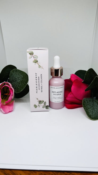 Pearlessence Anti-Aging Eye Serum (Retinol + Collagen), 1 oz