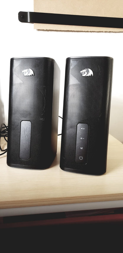 Redragon GS814 Connie 20W RGB PC Gaming Computer Speaker (Used)