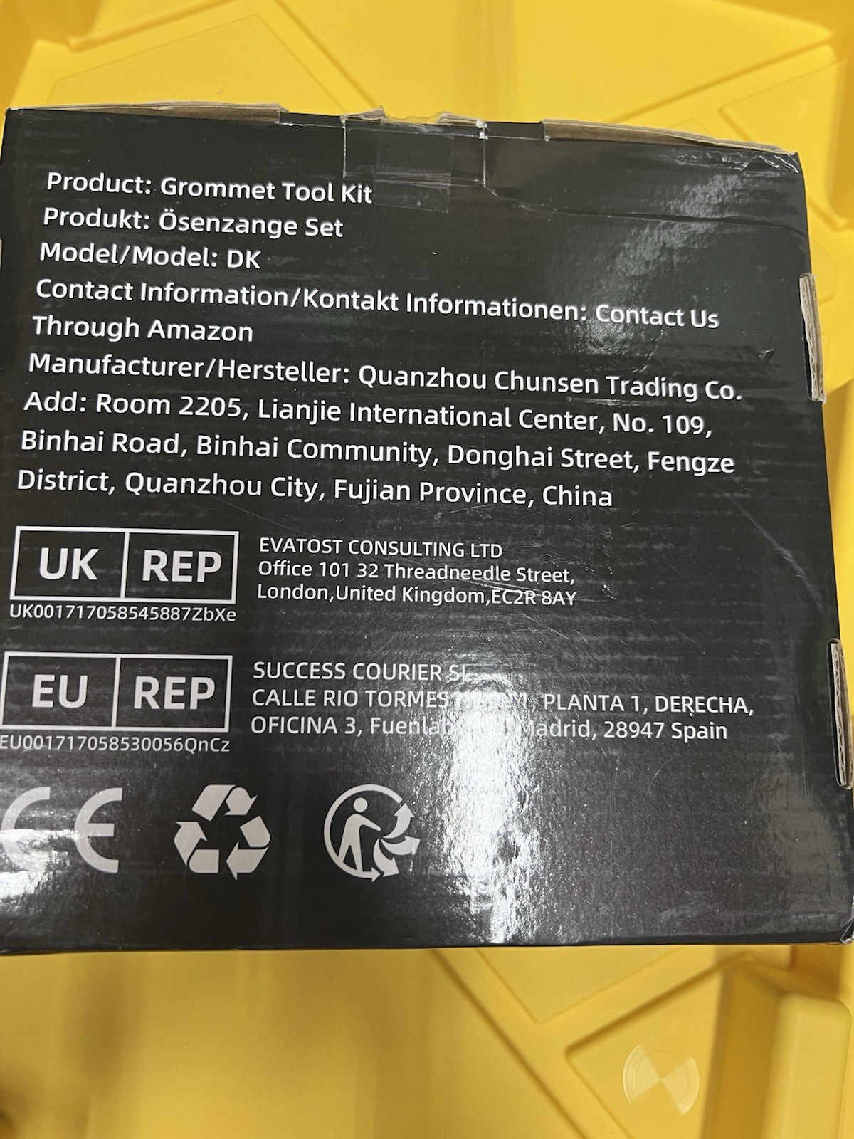 Hapden Grommet Tool Kit 10mm - Open Box