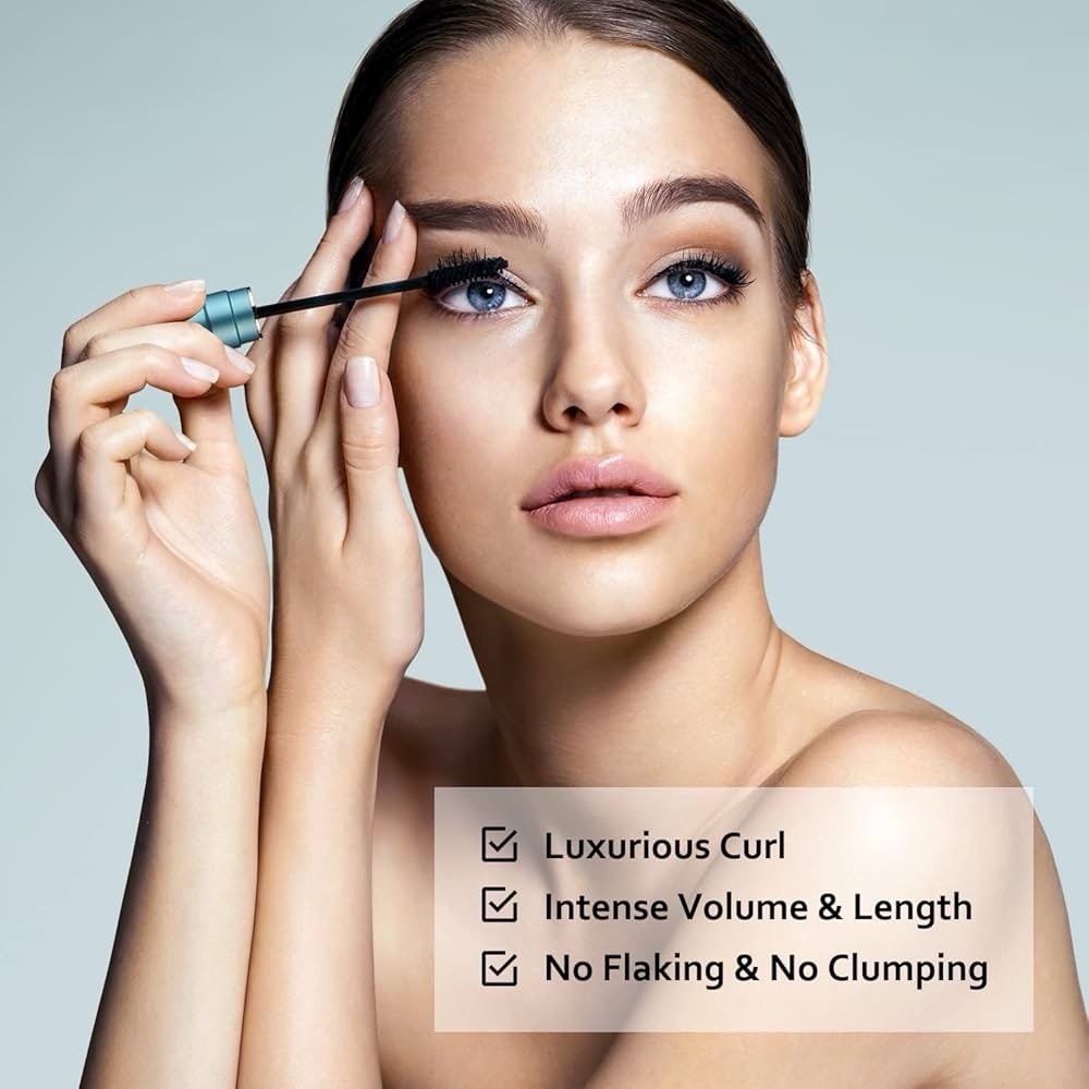 LOVE CINEMA Curl & Volume  Waterproof Mascara Intense Length 0.24 Black New