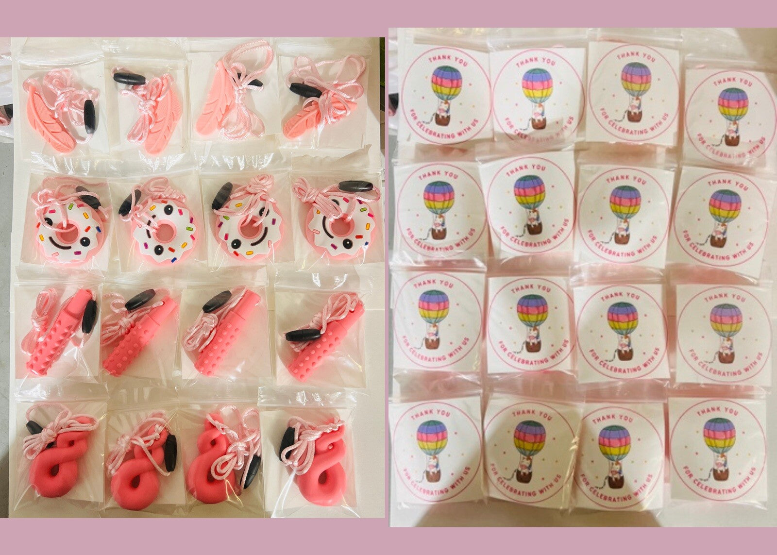 Kids Adults Necklace Autism ADHD Biting Sensory Chew Toys/ Party Favors  16 PCS