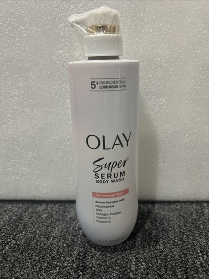 Olay Super Serum Body Wash for Rough & Bumpy Skin, 18.5 fl oz