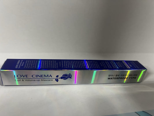 LOVE CINEMA Curl & Volume  Waterproof Mascara Intense Length 0.24 Black New
