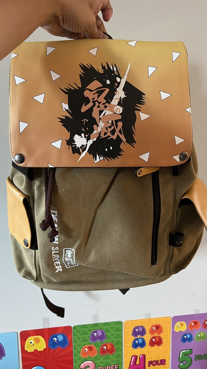 Japanese Anime Agatsuma Senitsu Laptop Backpack Large Capacity New Without Tags