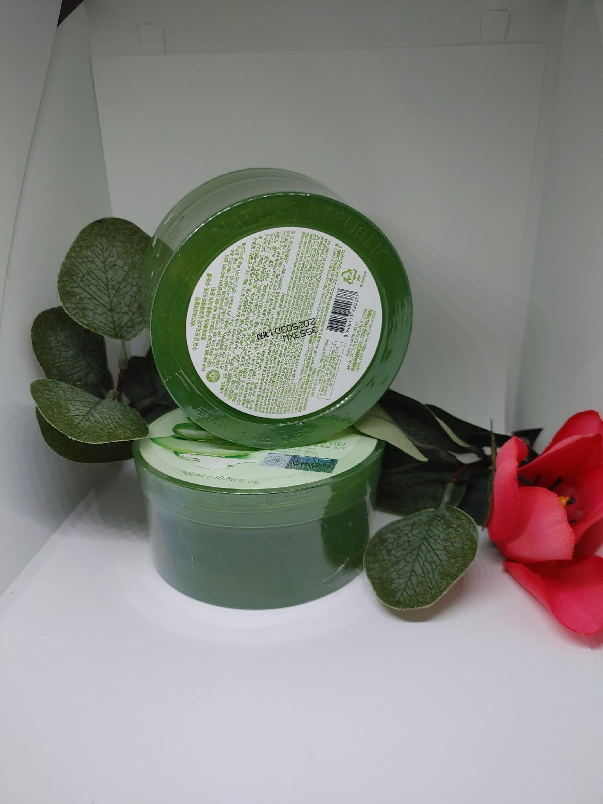 NATURE REPUBLIC Aloe Vera Soothing Gel 300 mL (10.56 fl. oz.) 2 jars