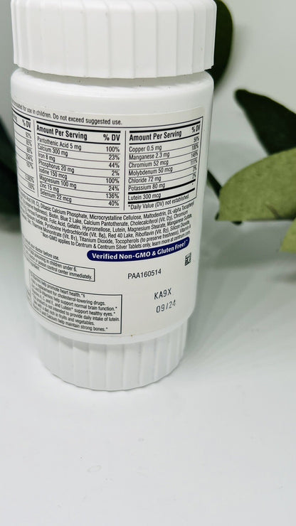 Centrum Silver Multi-Vitamin-Mineral Supplement & Antioxidants for Women 50 Plus