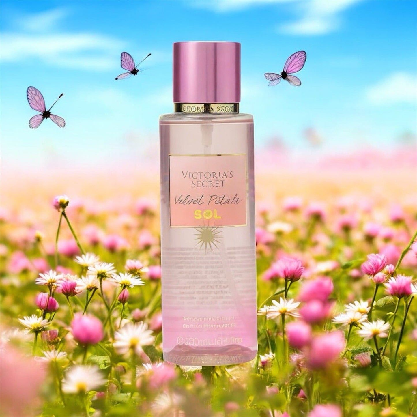 VICTORIA'S SECRET VELVET PETALS SOL BODY MIST 8.4 FL OZ LIMITED EDITION