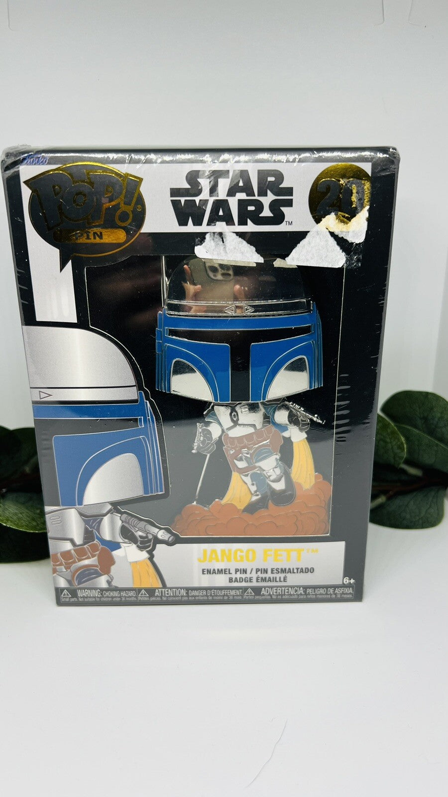 Funko POP! Pin - Star Wars: Jango Fett #20 Brand New In Box - Sealed