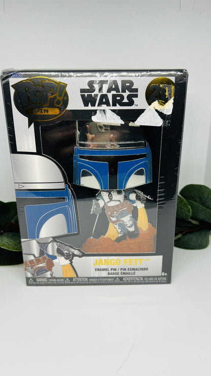 Funko POP! Pin - Star Wars: Jango Fett #20 Brand New In Box - Sealed