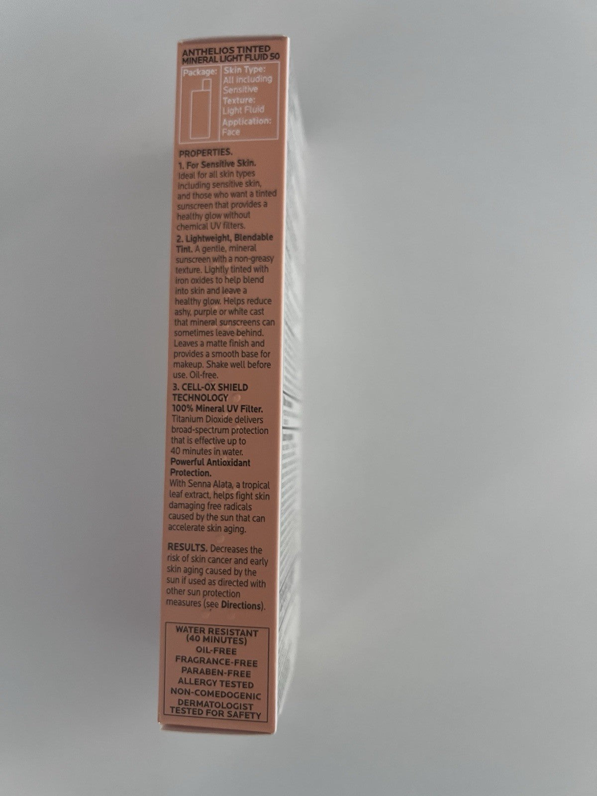 LA ROCHE POSAY ANTHELIOS TINTED MINERAL SPF 50 SUNSCREEN 1.7 OZ EXP 2027
