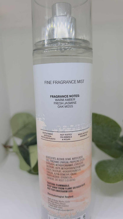 Bath & Body Works Amber Blush Fine Fragrance Mist Spray Splash 8oz