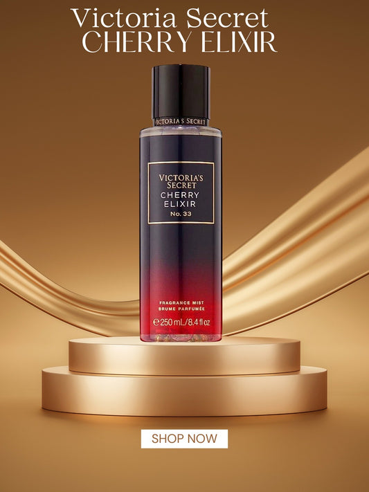 VICTORIA'S SECRET CHERRY ELIXIR NO. 33 BODY MIST 8.4 FL OZ LIMITED EDITION