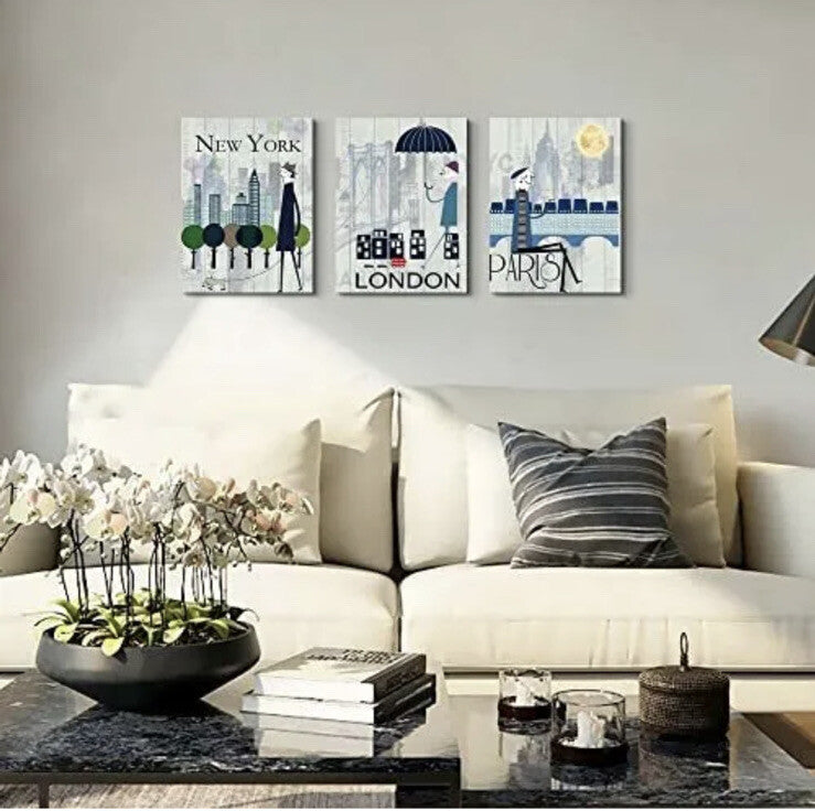 Canvas Wall Art For Living Room Family Wall Decorations For Bedroom Bathroom ...
