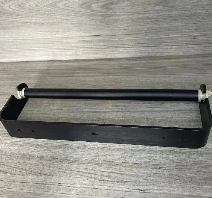 Matte Black Undermount Paper Towel Holder for Kitchen