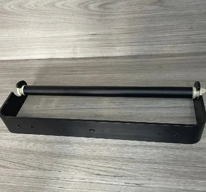 Matte Black Undermount Paper Towel Holder for Kitchen