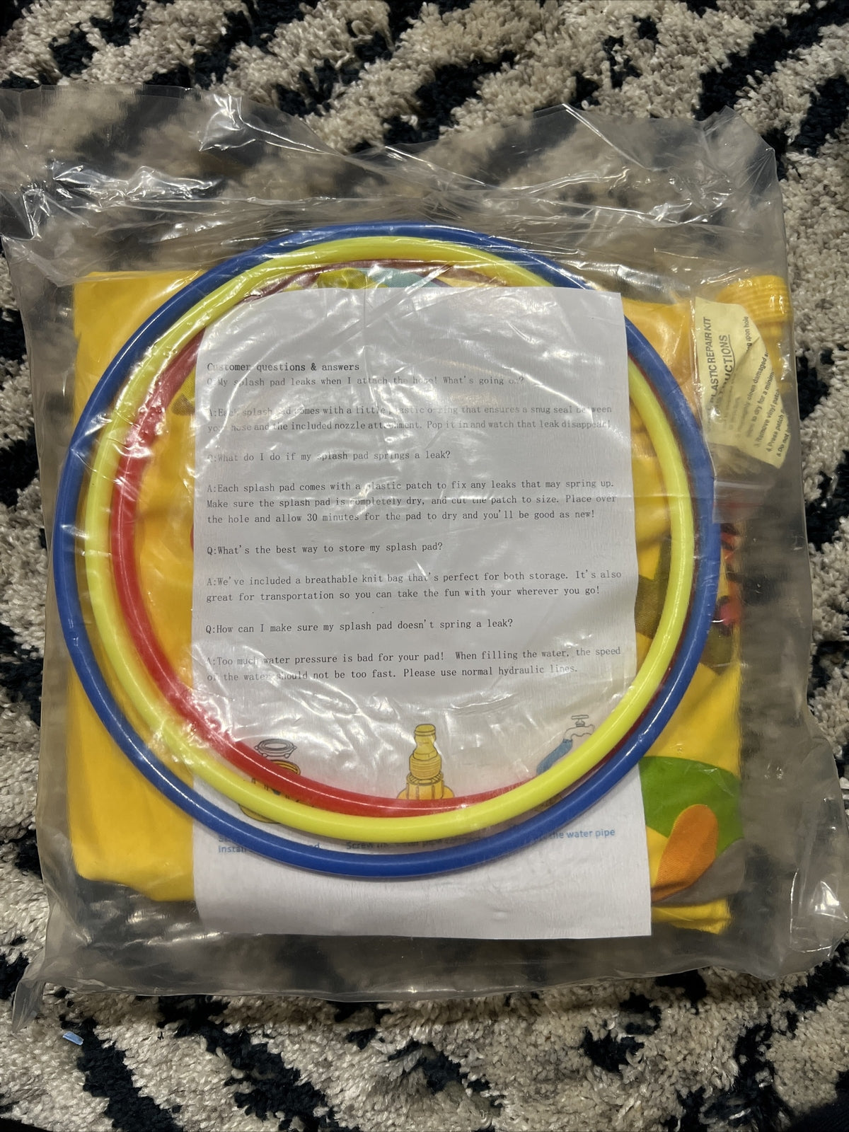 Bozhiwei Inflatable Water Jet Pad 68”