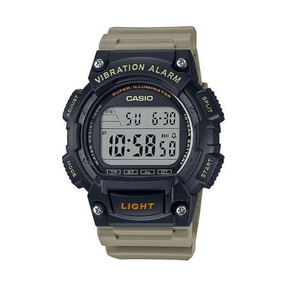 Casio W736H-5AV, Illuminator Watch, 100 Meter WR, Vibration Alarm, Chronograph