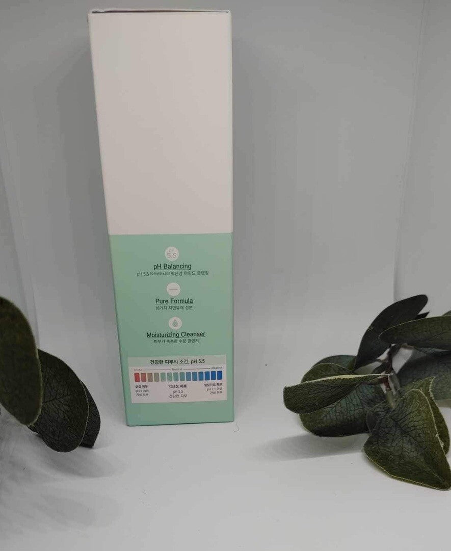 Heimish All Clean Green Foam Cleanser pH 5.5 / 150g  Vegan Cleanser NIB