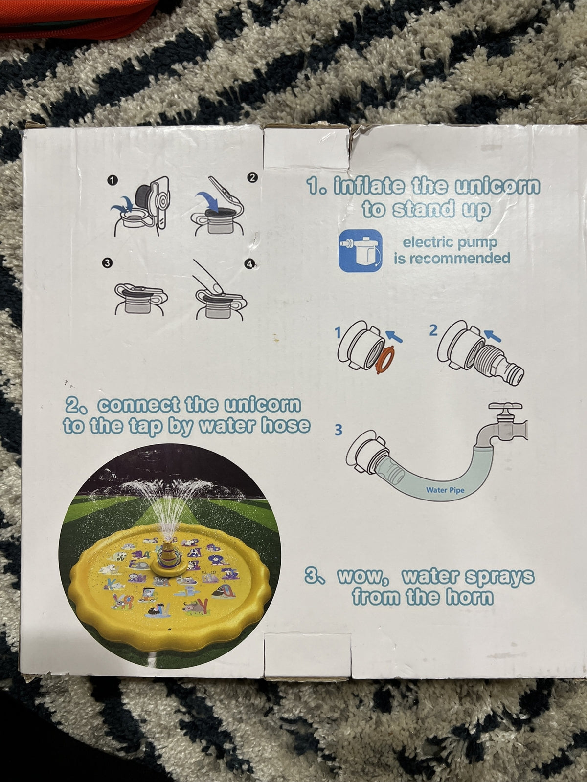 Bozhiwei Inflatable Water Jet Pad 68”