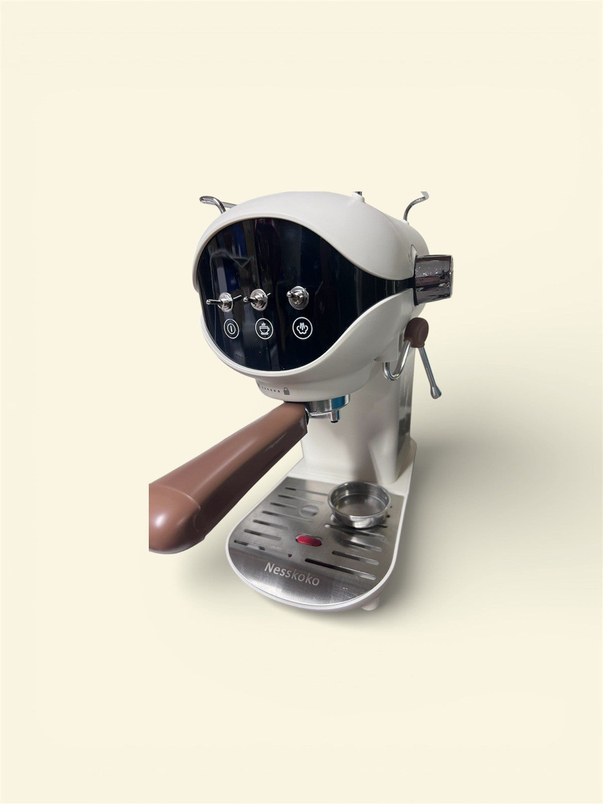 Nesskoko Espresso Machine, 20 BAR Pump Temperature Control Open box. See photos