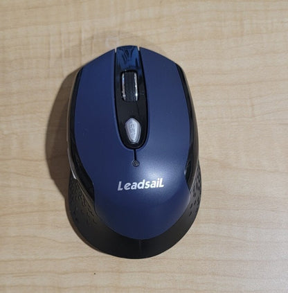 LeadsaiL Wireless Computer Mouse 2.4G Portable Slim Cordless Mouse Less Noise f