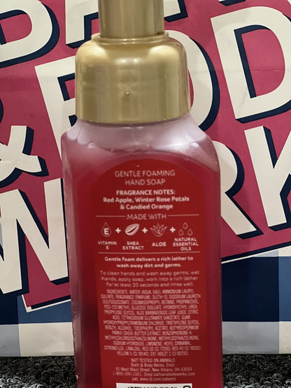 Bath and Body Works Winter Candy Apple Foaming Hand Soap 8.75 fl oz