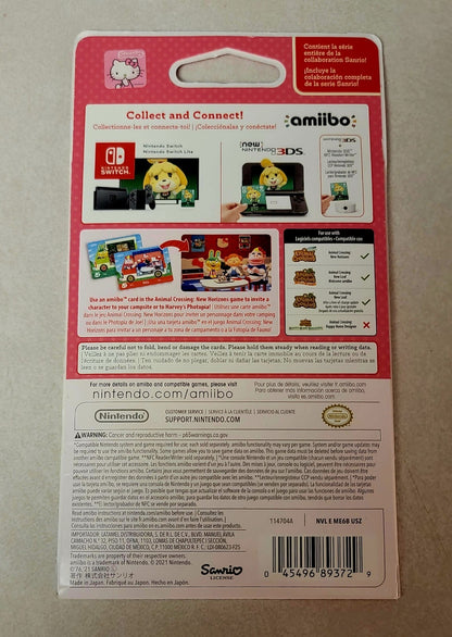 New Nintendo amiibo Animal Crossing Sanrio Collaboration Pack - 6 Cards Pack