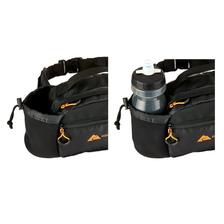 OZARK TRAIL OUTDOOR EQUIPMENT Multipurpose LUMBAR PACK Multiple Storage/ BLACK