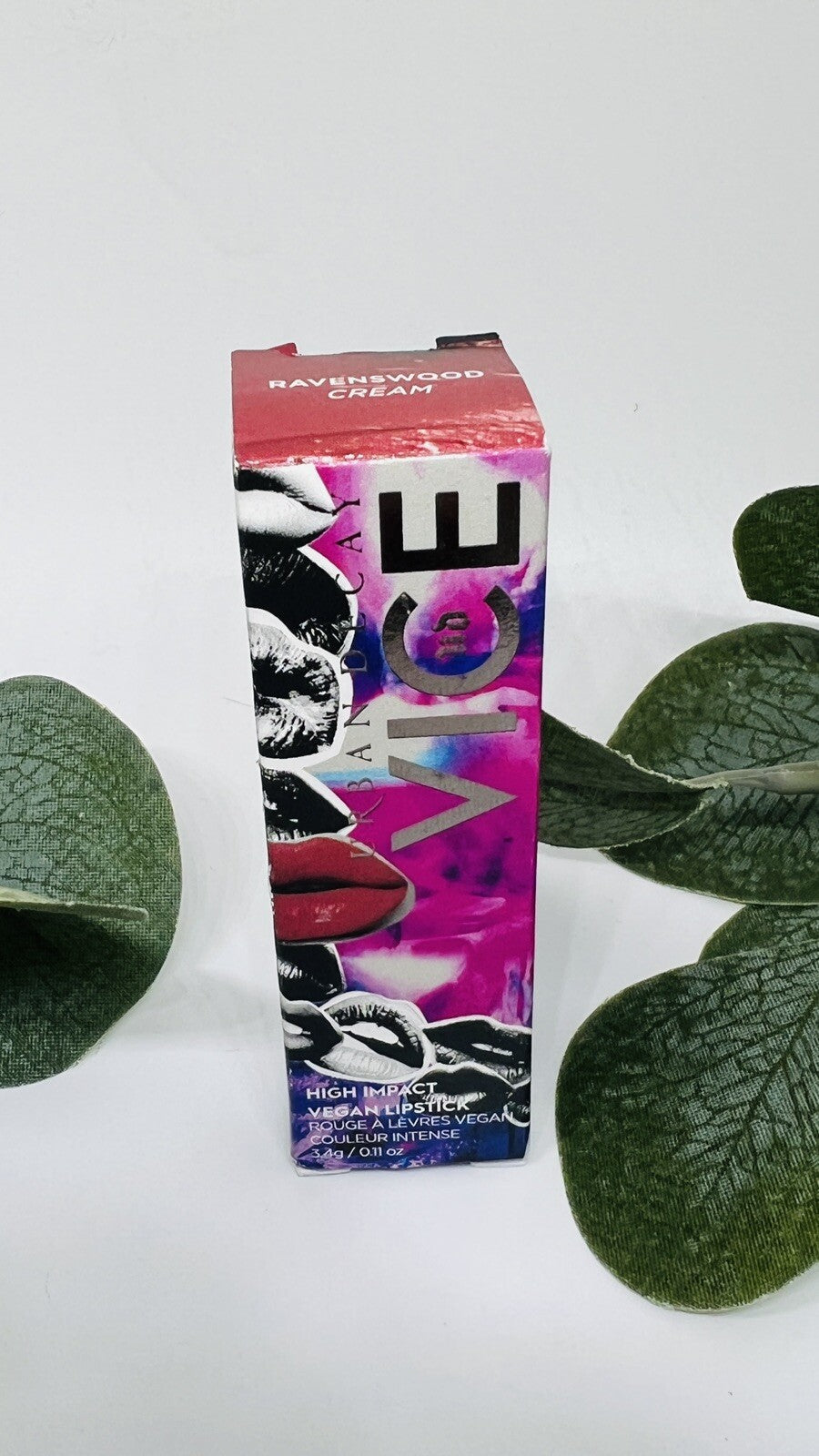 Urban Decay Vice Lipstick High Impact Vegan Lipstick Ravenswood Cream New in Box