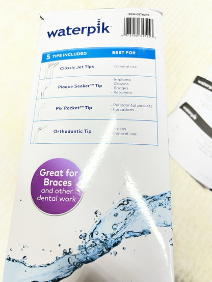 Waterpik Ultra Plus & Cordless l Water Flosser, White  Open Box New & Sealed