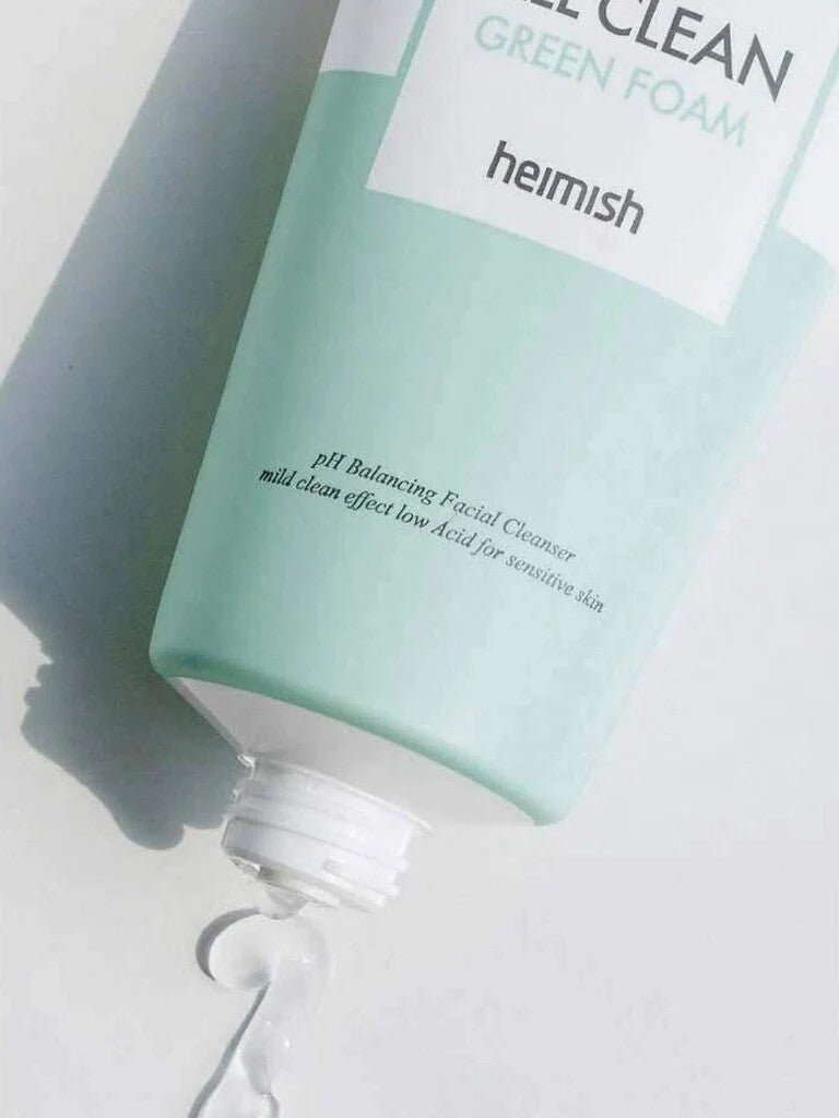 Heimish All Clean Green Foam Cleanser pH 5.5 / 150g  Vegan Cleanser NIB