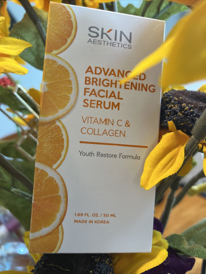 Skin Aesthetics Advanced Brightening Facial Serum Vitamin C & Collagen 50mL