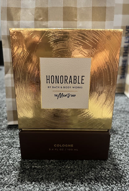 HONORABLE COLOGNE 3.4 FL OZ 100 ml BOTTLE BATH & BODY WORKS The Men’s Collection