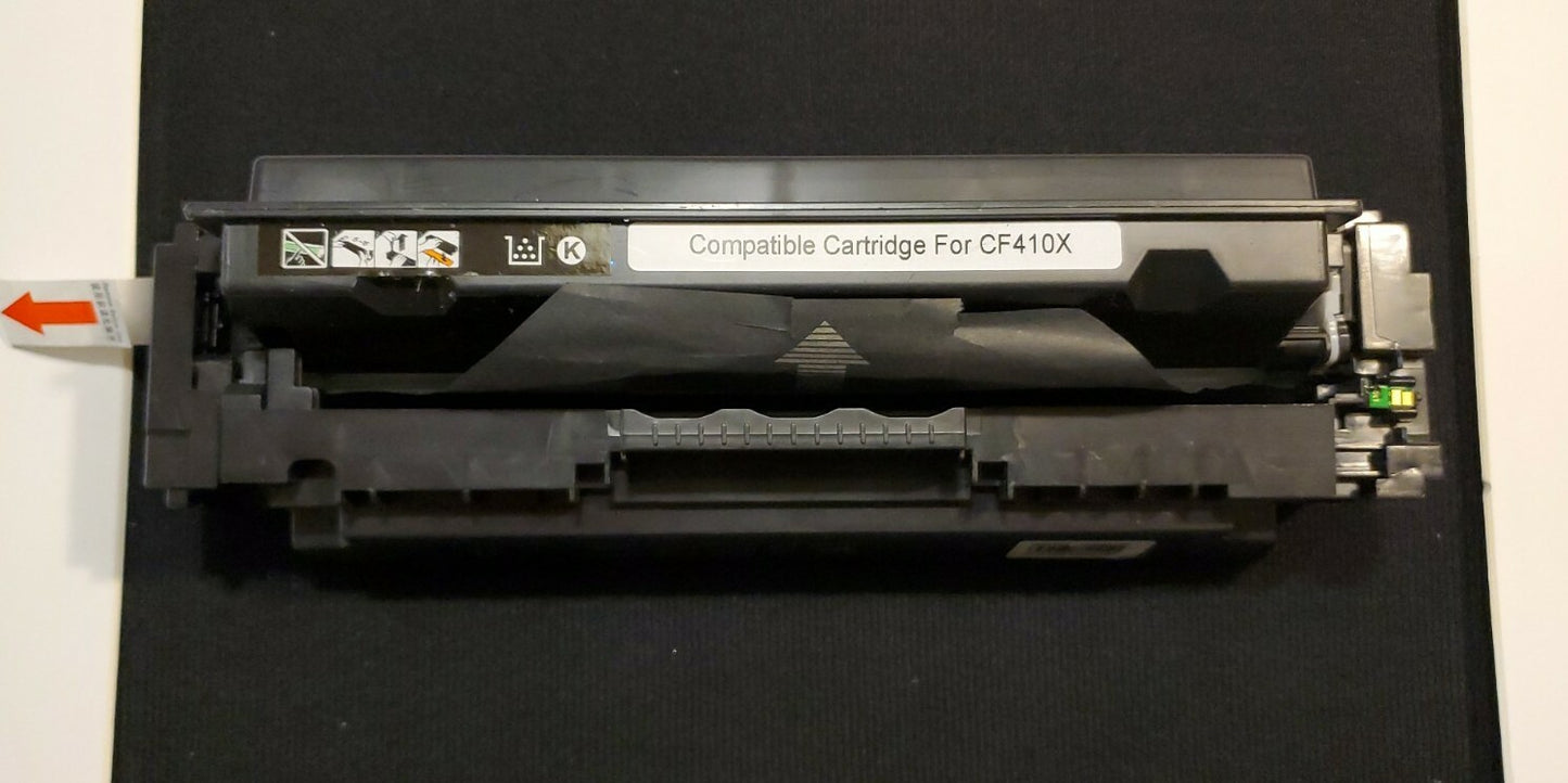 Compatible Toner Cartridge Replacement for HP CF410X Black Toner Cartridge 410X