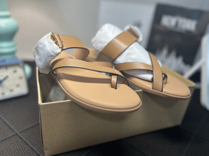 Sanctuary Smart Creation Spring Toe-Loop Sandal Brown Size 7M