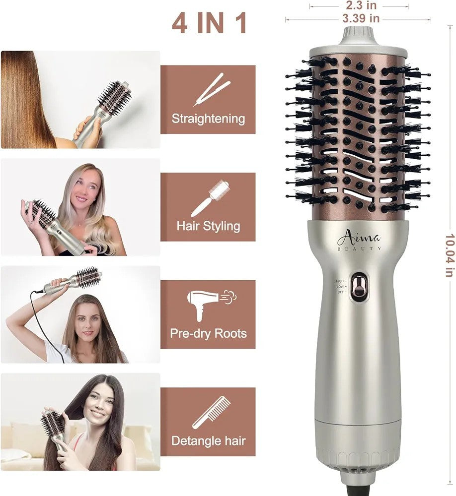 One Step Hair Dryer & Volumizing Hot Air Brush, Blow Dryer, Ceramic Straightener