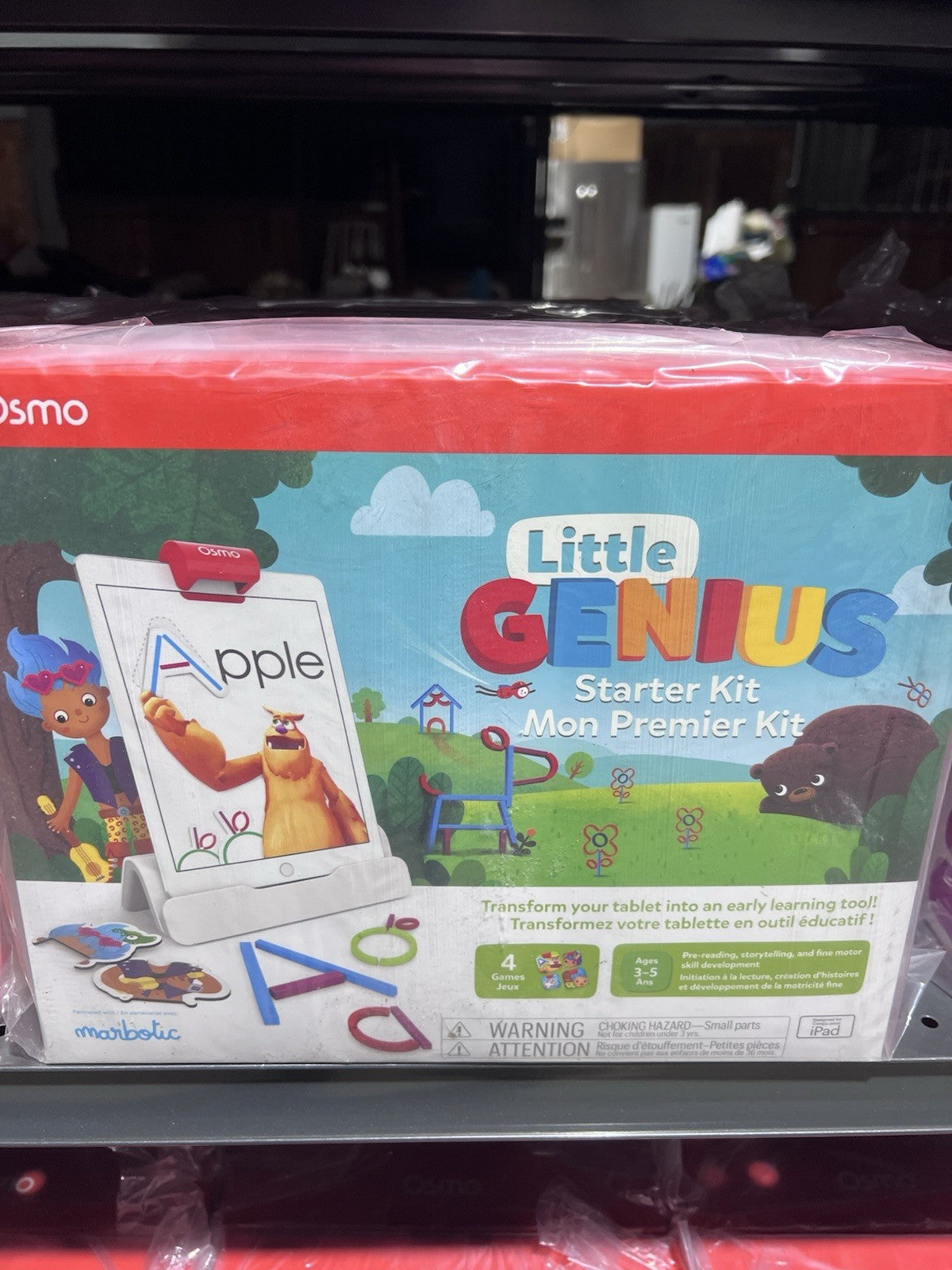 Osmo Little Genius Starter Kit Mon Premier Kit for iPad (Ages 3-5) New Sealed