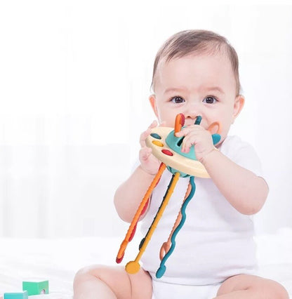 Montessori Funny Puller Sensory Development Silicone Finger Lala Baby Play Toy