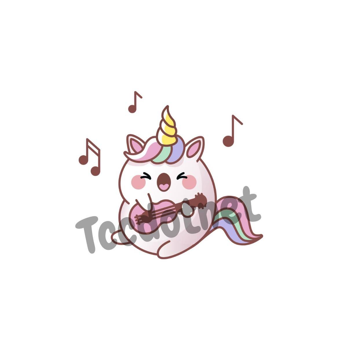 Stickers Unicorn Die Cut 1.95 "x 2" New ( Select your Design)
