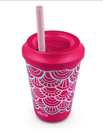 Ello Kids 12-Ounce Color Changing Tumblers with Lids & Straws 10 Pack New in Box