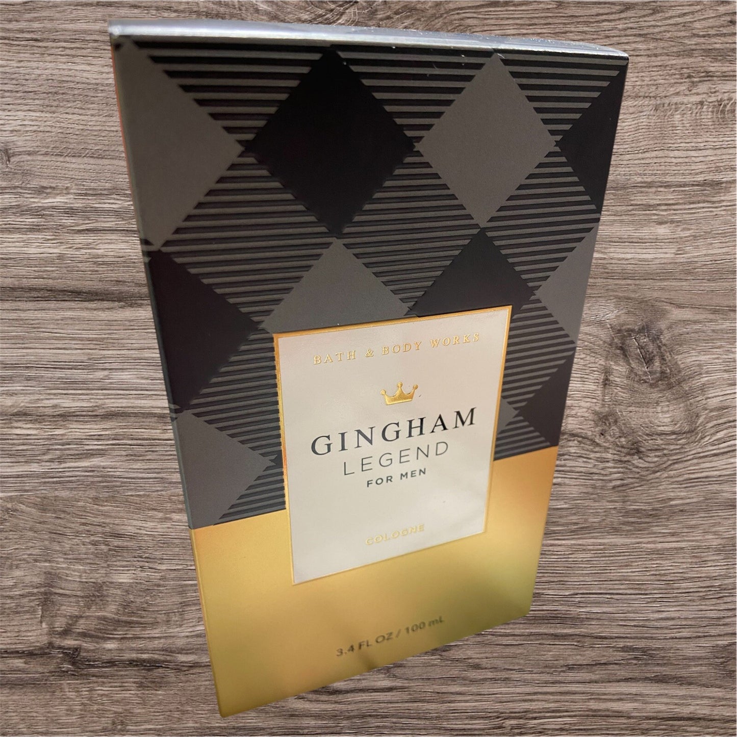 Bath & Body Works Men's Gingham Legend 3.4 oz Cologne Brand New in Box
